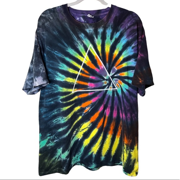 Other - PINK FLOYD Band Roger Waters Us + Them 2017 Tour Concert Tie Dye Graphic T Shirt